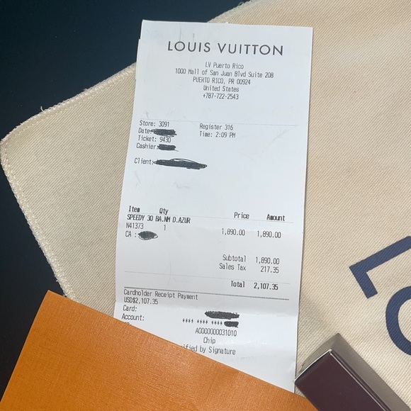 Louis Vuitton Damier Azur Speedy 30” - Picture 12 of 16